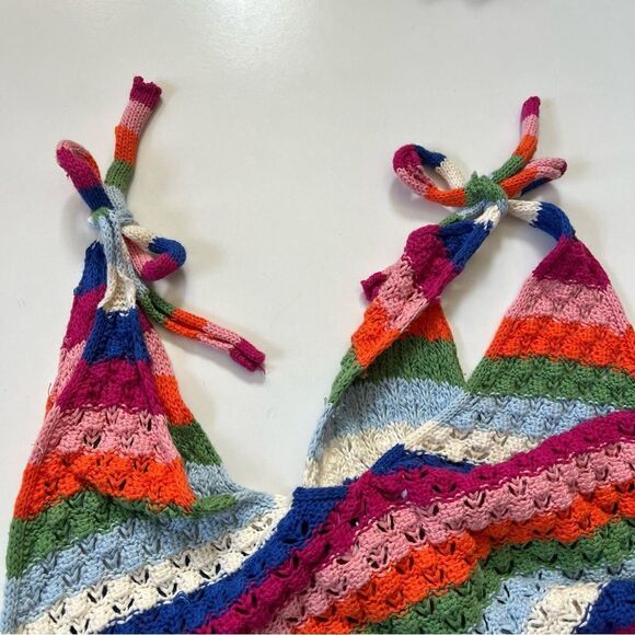 FRNCH Paris Knit Rainbow Tank Medium - Picture 9 of 10